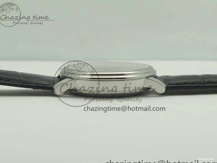 1228 SportInspired Villeret 6669 SS HG 1:1 Best Edition White Dial On Leather Strap V 8099